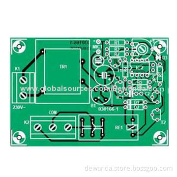 Double-sided Lead-free HASL PCBs, Green Solder Mask